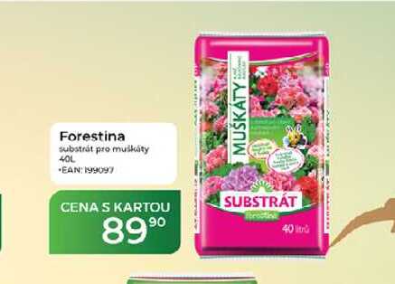 Forestina substrát pro muškáty 40L 