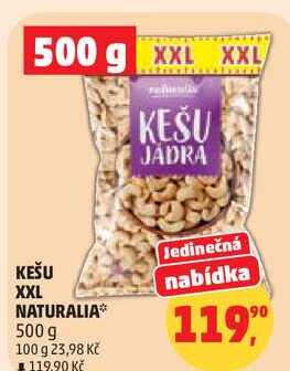 KEŠU XXL NATURALIA, 500 g  