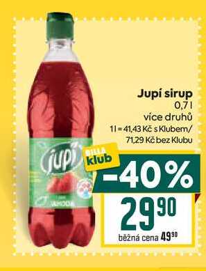 Jupi sirup 0,7l