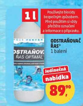 ODSTRAŇOVAČ ŘAS, 1 balení