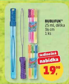 BUBLIFUK, 25 ml, délka 36 cm, 1 ks  