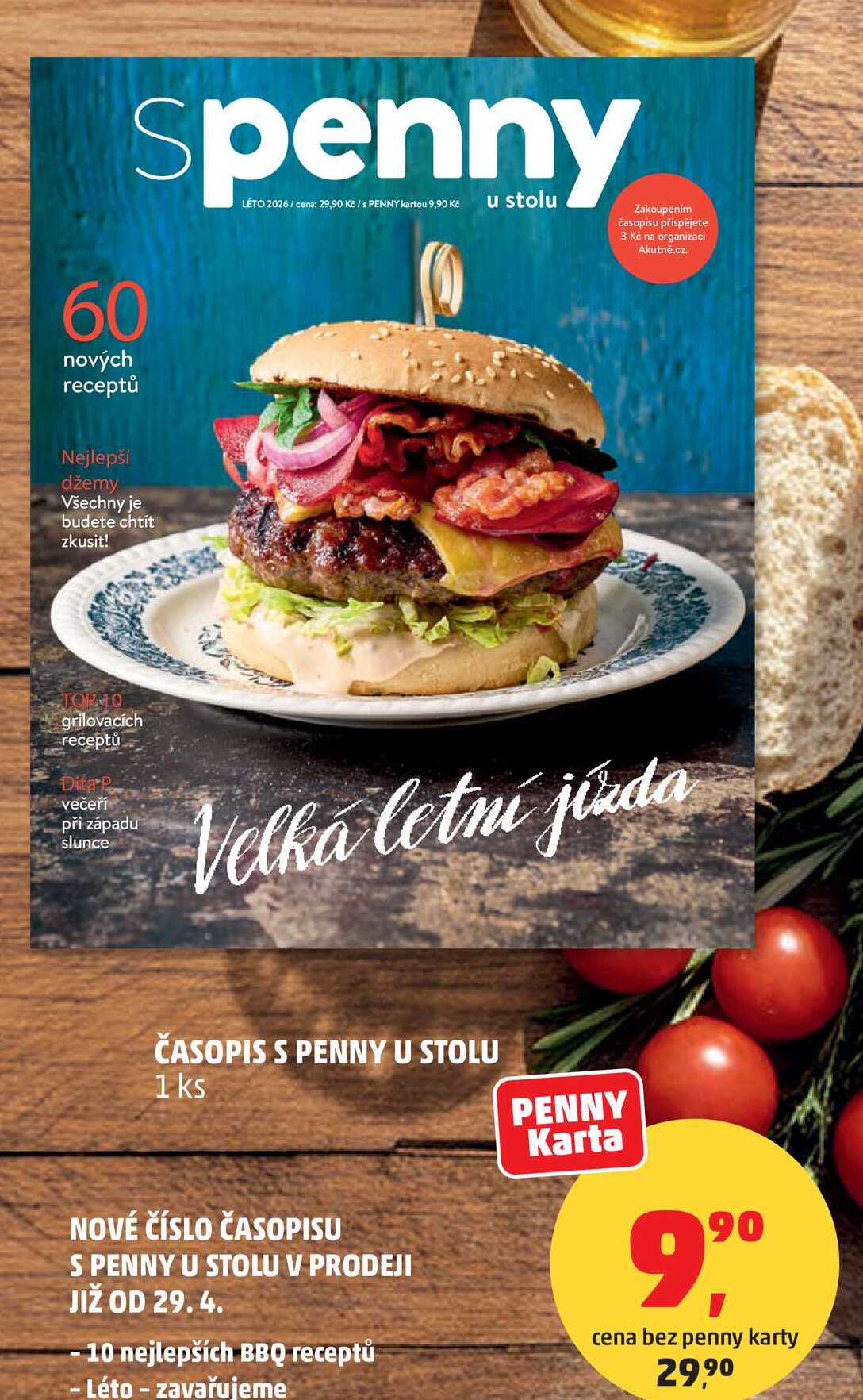 ČASOPIS S PENNY U STOLU, 1 ks 