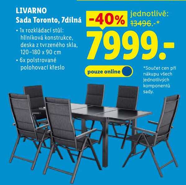 LIVARNO Sada Toronto, 7dílná