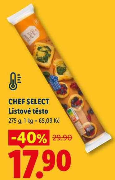 CHEF SELECT Listové těsto, 275 g