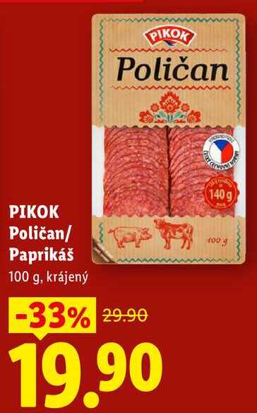 PIKOK Poličan/ Paprikáš, 100 g