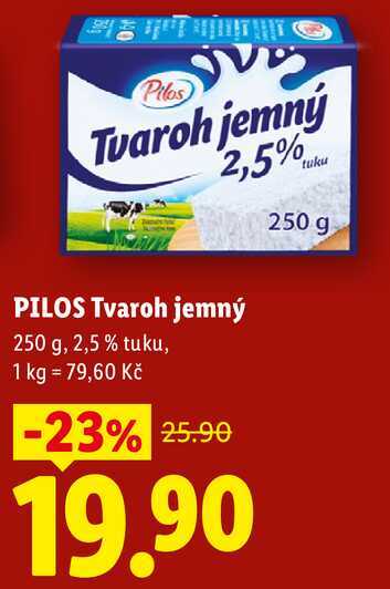 PILOS Tvaroh jemný, 250 g