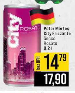 Peter Mertes City Frizzante Secco Rosato 0,2l