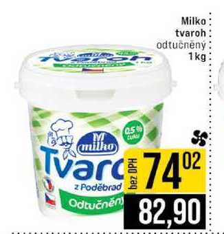 Milko tvaroh odtučněný 1 kg
