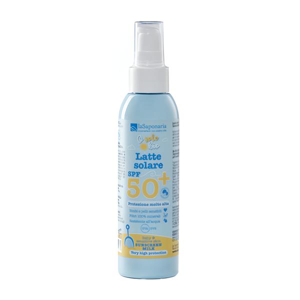 laSaponaria BIO Opalovací mléko pro děti a citlivou pokožku SPF 50+