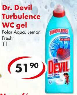 Dr. Devil Turbulence WC gel, 1 l 