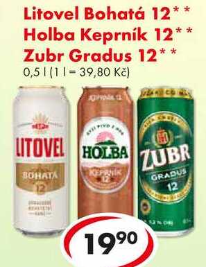 Litovel Bohatá 12, 0,5 l 