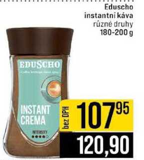 Eduscho instantni káva různé druhy 180-200 g