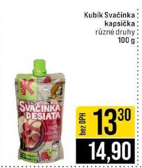 Kubik Svačinka kapsička různé druhy 100 g 