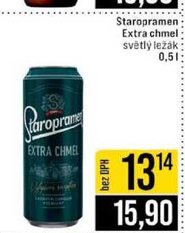 Staropramen Extra chmel světlý ležák 0,5l