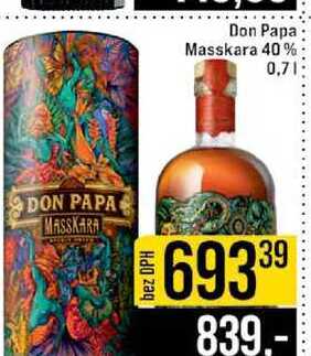 Don Papa Masskara 40% 0,7l