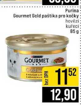 Purina Gourmet Gold paštika pro kočky hovězi kuřecí 85g
