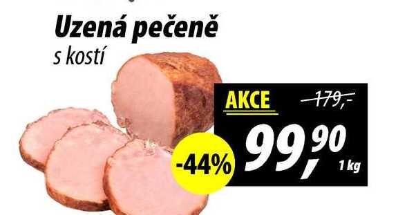 Uzená pečeně s kostí, 1 kg 