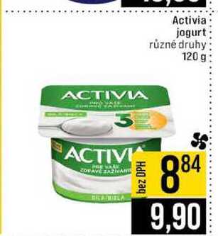 Activia jogurt různé druhy 120 g