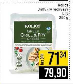 Kolios Grill&Fry řecký sýr bílý 250 g