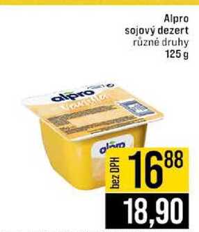Alpro sojový dezert různé druhy 125 g