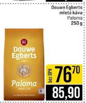 Douwe Egberts mletá káva Paloma 250g