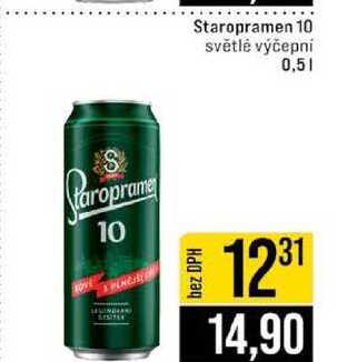 Staropramen 10 světlé výčepní 0,5l