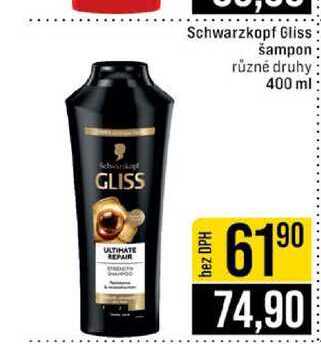 Schwarzkopf Gliss šampon různé druhy 400 ml