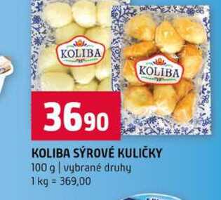 KOLIBA SÝROVÉ KULIČKY 100 g vybrané druhy