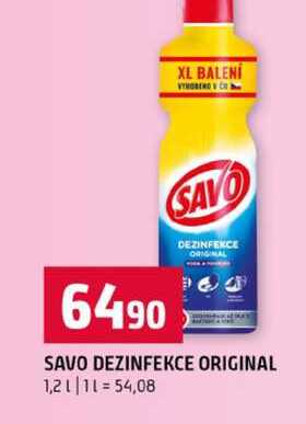SAVO DEZINFEKCE ORIGINAL 1,2l
