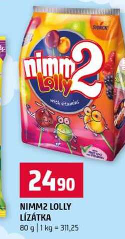 NIMM2 LOLLY LÍZÁTKA 80 g