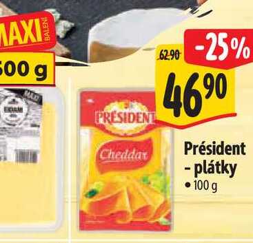   Président - plátky 100 g 