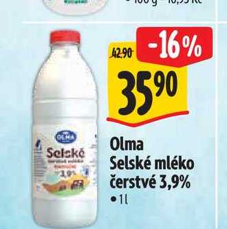  Olma Selské mléko  1 l