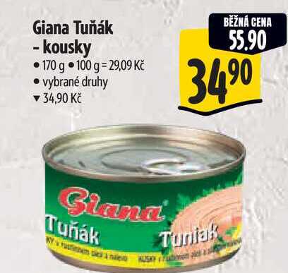 Giana Tuňák - kousky 170 g