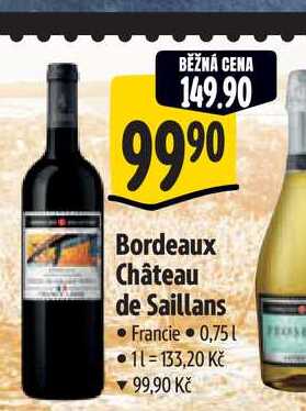 Bordeaux Château de Saillans 0,75 l