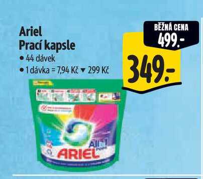 Ariel Prací kapsle 44 dávek 