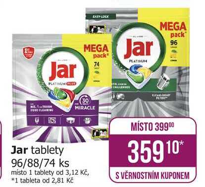 Jar tablety 96/88/74 ks