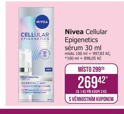 Nivea Cellular Epigenetics sérum 30 ml