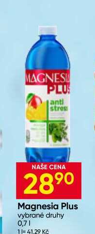 Magnesia Plus vybrané druhy 0,7l