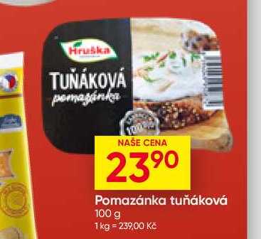 Hruška Pomazánka tuňáková 100 g
