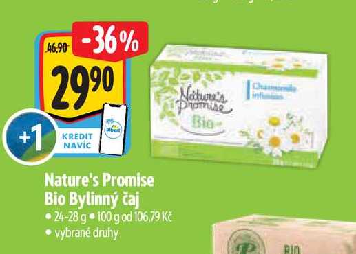 Nature's Promise Bio Bylinný čaj 24-28 g