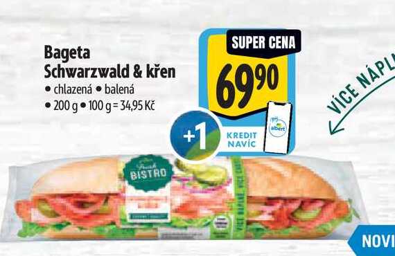 Bageta Schwarzwald & křen 200 g