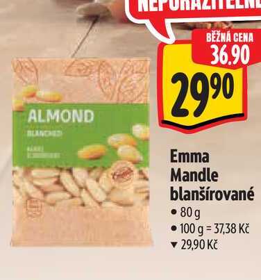   Emma Mandle blanšírované   80g 