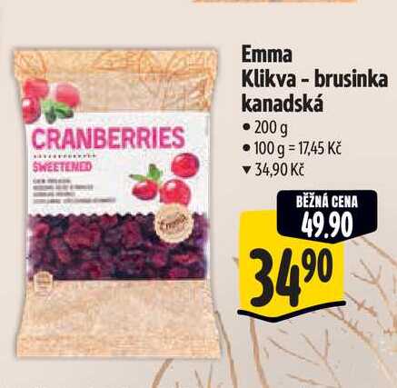   Emma Klikva - brusinka kanadská 200 g 
