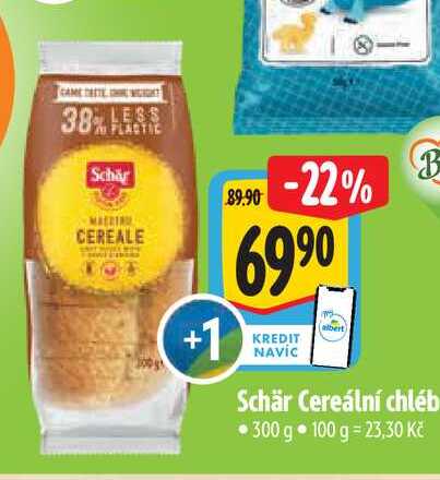 Schär Cereální chléb 300 g