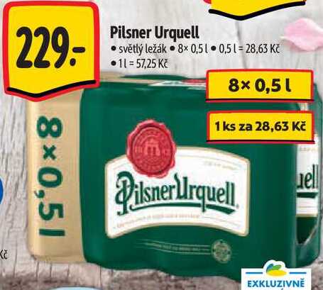 Pilsner Urquell, 8x 0,5 l
