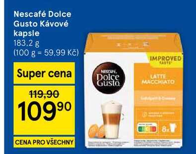 Nescafé Dolce Gusto Kávové kapsle, 183.2 g 