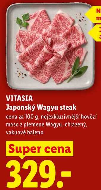 VITASIA Japonský Wagyu steak, cena za 100 g