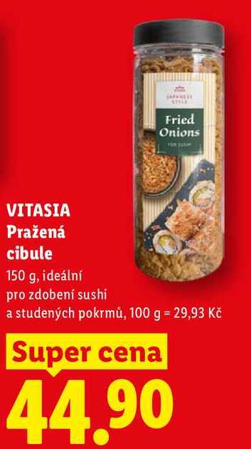 VITASIA Pražená cibule, 150 g
