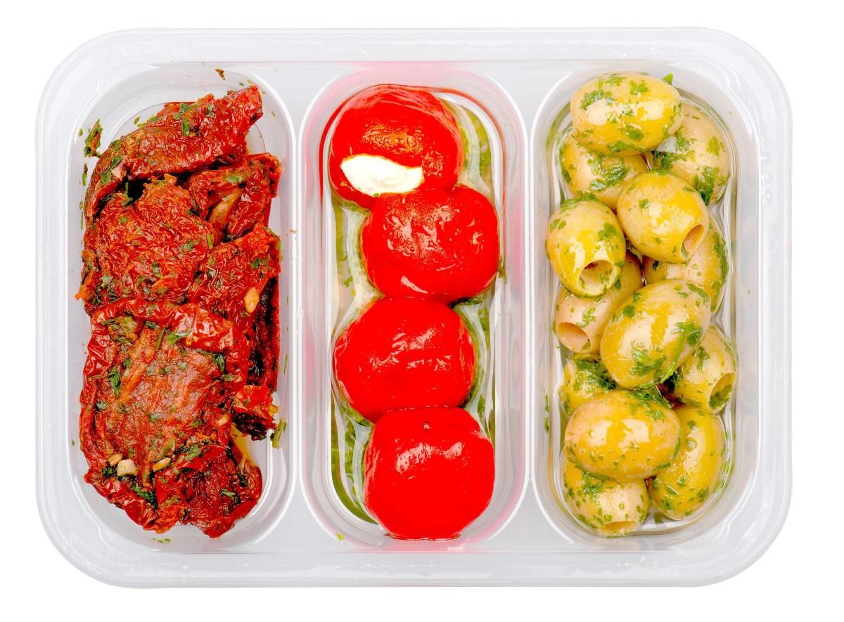 Antipasti  – směs zeleniny/oliv, 220 g