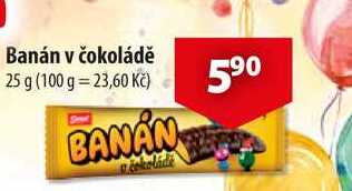 Banán v čokoládě, 25 g